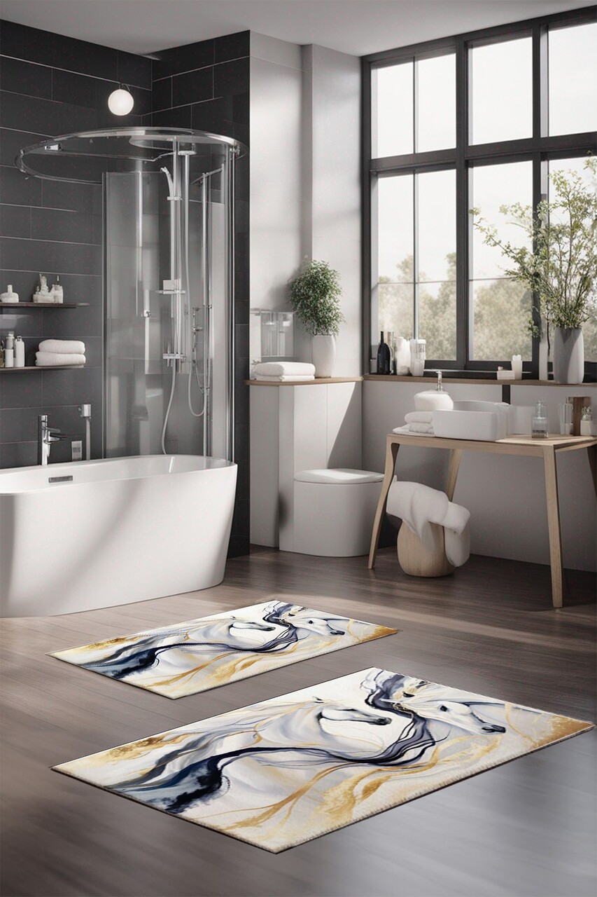 Set covorase de baie, L'essentiel Maison, CT-5419, Multicolor - imagine 4